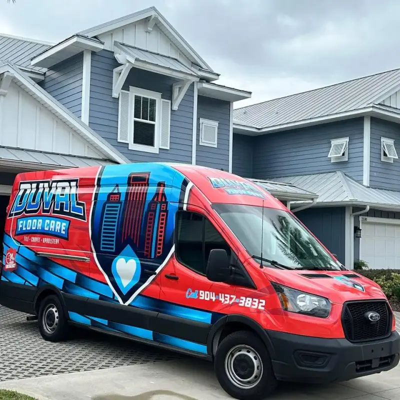 Duval Floor Care branded service van